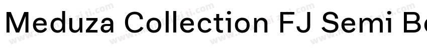 Meduza Collection FJ Semi Bold Text字体转换